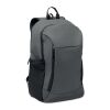 15" soft PU laptop backpack grey | No Branding | not available | not available