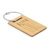 Bamboo luggage tag wood | No Branding | not available | not available