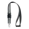 Reflective RPET lanyard black | No Branding | not available | not available | not available