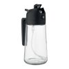 Glass oil dispenser & sprayer black | No Branding | not available | not available