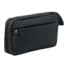 Toiletry bag 600D RPET black | No Branding | not available | not available | not available