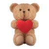 Teddy bear with heart 23cm red | No Branding | not available | not available | not available