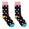 Funny patterned socks black