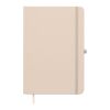 A5 recycled PU notebook Off White