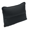 Suede fabric cushion black