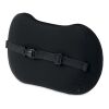 Ergonomic memory foam cushion black