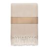 Recycled polycotton blanket beige