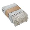 Recycled polycotton blanket beige