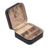 PU Travel jewellery box black