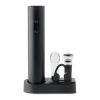 Electric wine opener set black