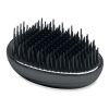 Anti-tangle hairbrush black