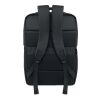15" PU RPET laptop backpack black