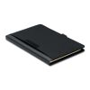 A5 portfolio with notepad black