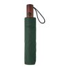 21" auto umbrella wood handle green