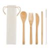 Bamboo cutlery with straw beige | No Branding | not available | not available | not available