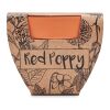 Terracotta pot 'poppy' wood | No Branding | not available | not available | not available