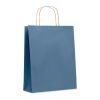Medium Gift paper bag  90 gr/m² blue | No Branding | not available | not available | not available