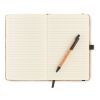 A5 cork notebook with pen black | No Branding | not available | not available | not available