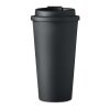 Double wall tumbler 450 ml black | No Branding | not available | not available