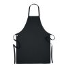 Organic cotton apron 200 gr/m² black | No Branding | not available | not available | not available