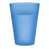 Reusable event cup 300ml transparent/blue | No Branding | not available | not available