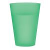 Reusable event cup 300ml transparent/green | No Branding | not available | not available