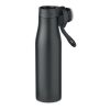 Double wall flask 600ml with magnetic lid black | No Branding | not available | not available | not available
