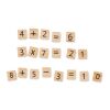 Wood educational counting game beige | No Branding | not available | not available | not available