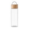 Glass bottle 500ml, bamboo lid transparent | No Branding | not available | not available | not available