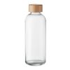 Glass bottle 650ml, bamboo lid transparent | No Branding | not available | not available | not available