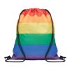 Rainbow RPET drawstring bag multicolour | No Branding | not available | not available | not available