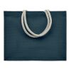 Jute bag with cotton handle blue | No Branding | not available | not available | not available