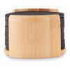 RPET coasters in bamboo holder wood | No Branding | not available | not available | not available