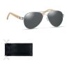 Bamboo sunglasses in pouch black | No Branding | not available | not available | not available