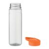 Sports RPET bottle with flip lid 650ml orange | No Branding | not available | not available | not available
