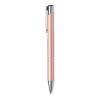 Classic recycled aluminium ball pen Beige/Red | No Branding | not available | not available