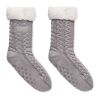 Pair of slipper sock M grey | No Branding | not available | not available | not available