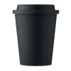 Double wall tumbler 300 ml black | No Branding | not available | not available