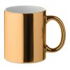 Ceramic mug metallic 300 ml gold | No Branding | not available | not available