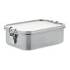 Stainless steel lunch box matt silver | No Branding | not available | not available | not available