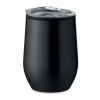 Double wall travel cup 350 ml black | No Branding | not available | not available | not available
