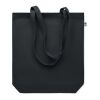 Canvas shopping bag with long handles 270 gr/m² black | No Branding | not available | not available | not available