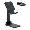 Foldable phone stand in ABS black | No Branding | not available | not available | not available