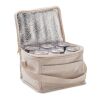 Cooler bag for 6 cans beige | No Branding | not available | not available | not available