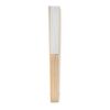 Manual hand fan in bamboo white | No Branding | not available | not available