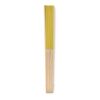 Manual hand fan in bamboo yellow | No Branding | not available | not available