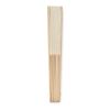 Manual hand fan in bamboo beige | No Branding | not available | not available