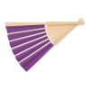 Manual hand fan in bamboo violet | No Branding | not available | not available