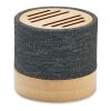 Bamboo RPET wireless speaker black | No Branding | not available | not available | not available