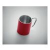 Double wall metal mug 300 ml red | No Branding | not available | not available | not available